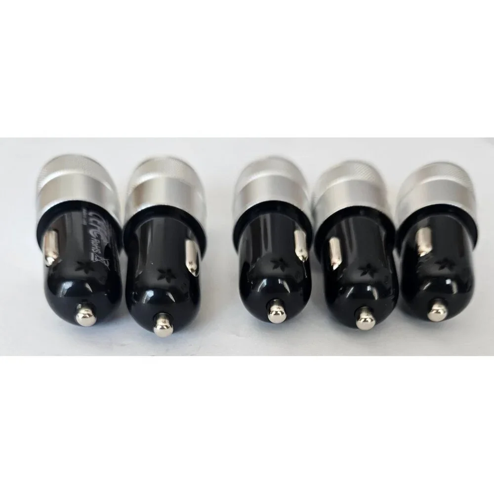 5 Pc 40W Dual PD Car Charger Adapter Fast Charging Type USB C Quick Charger